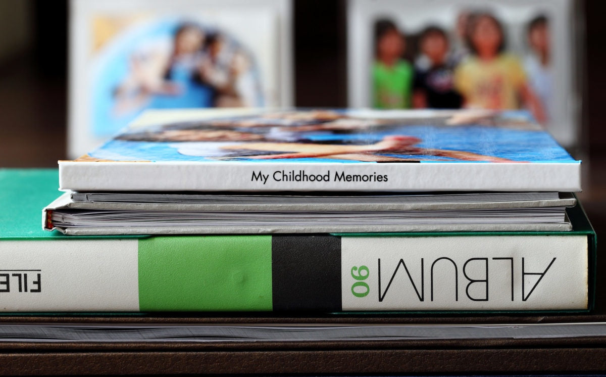 a few books stacked up