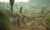 group of children walking on the muddy road