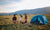 young family camping 